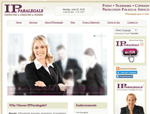 Tablet Screenshot of ipparalegals.com